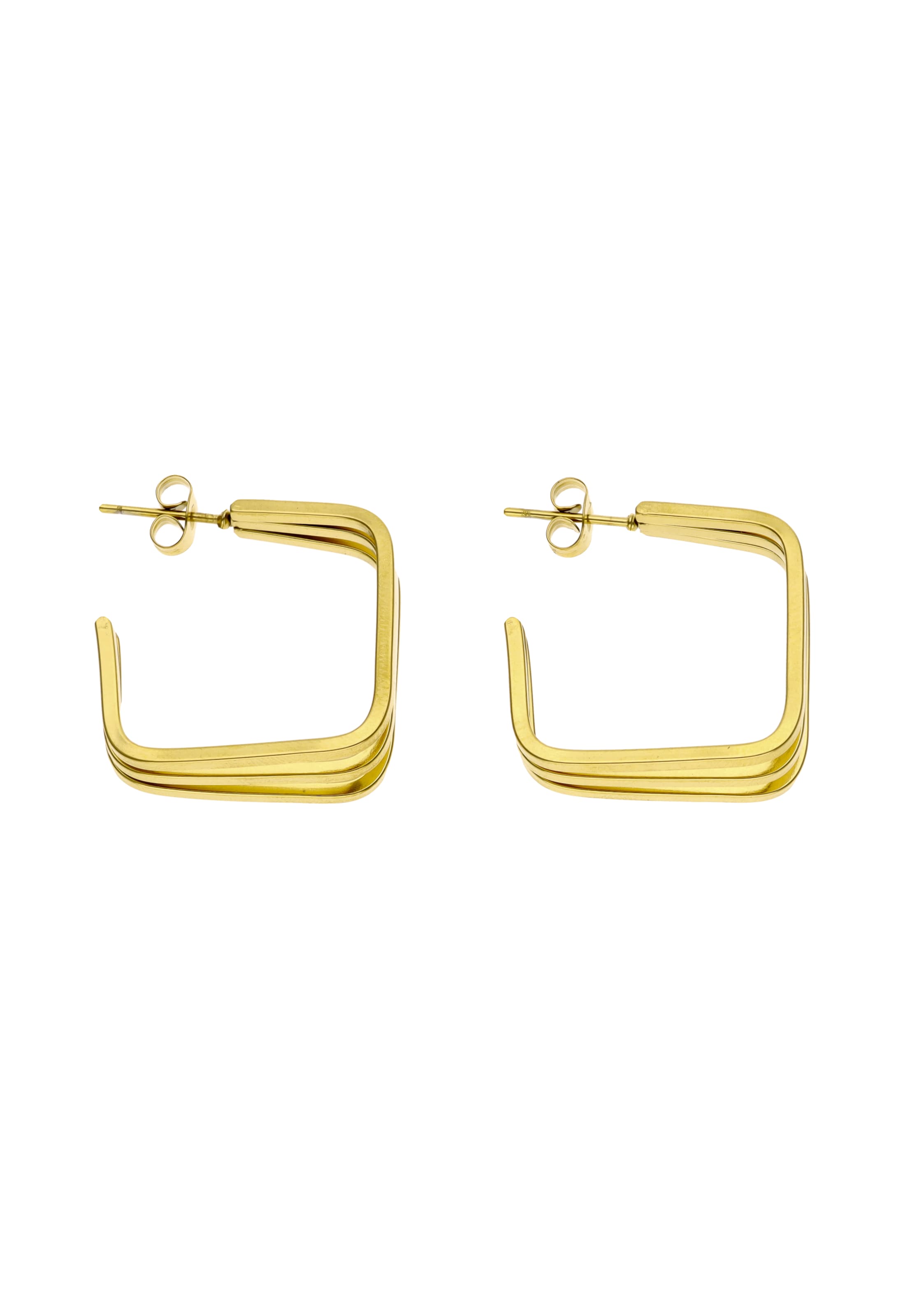 usha WHITE LABEL Oorbellen in Goud: voorkant