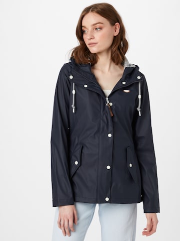 Ragwear Weatherproof jacket 'Marge' in Blue: front