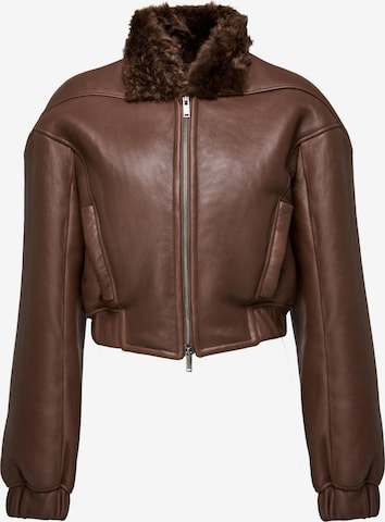 V S P Vinterjakke 'Sheela' i brun: forside