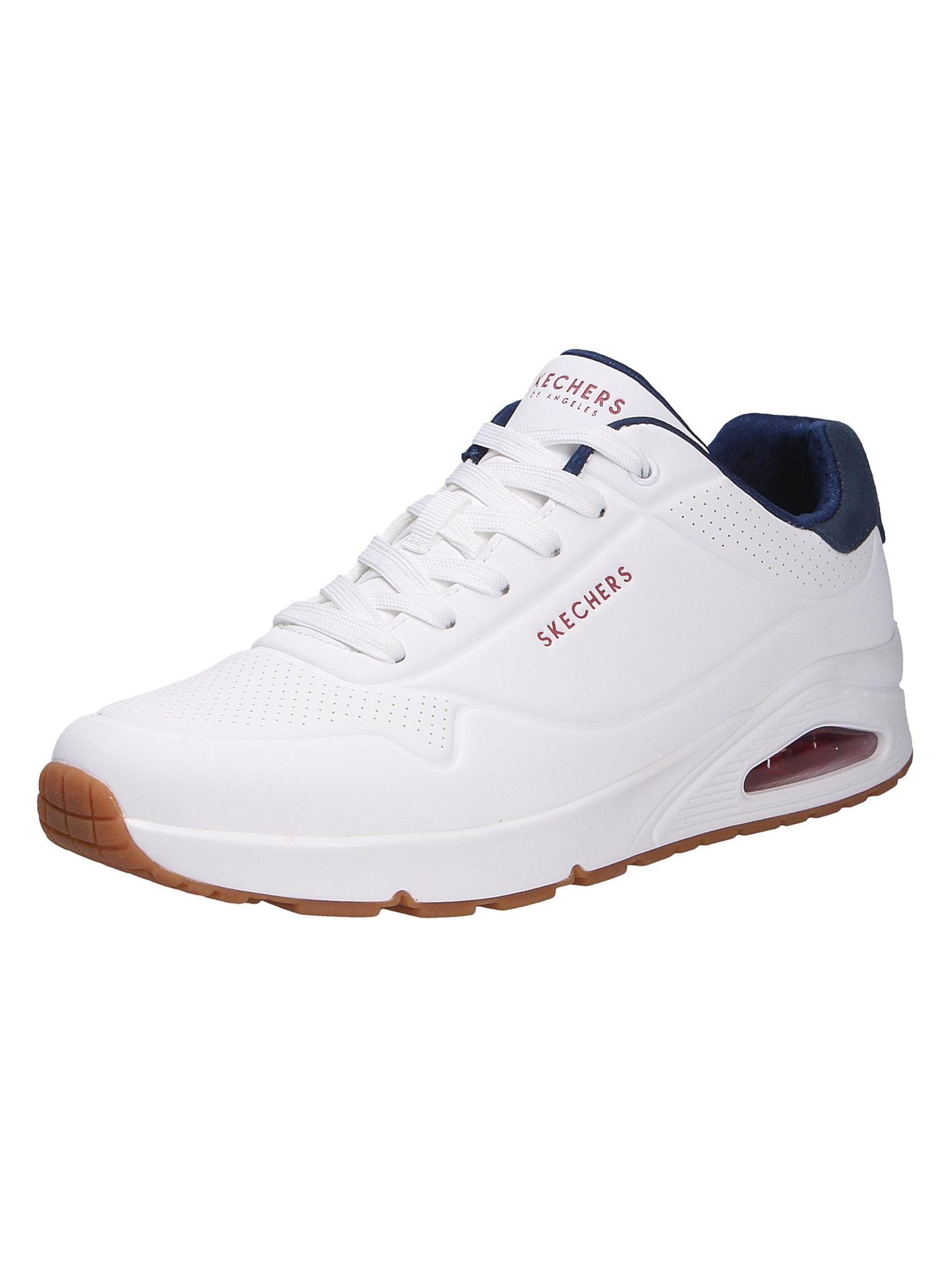Sneaker bassa 'UNO' di SKECHERS in bianco: frontale