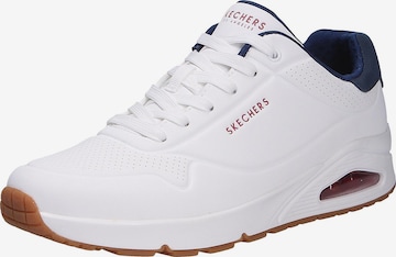 Sneaker bassa 'UNO' di SKECHERS in bianco: frontale