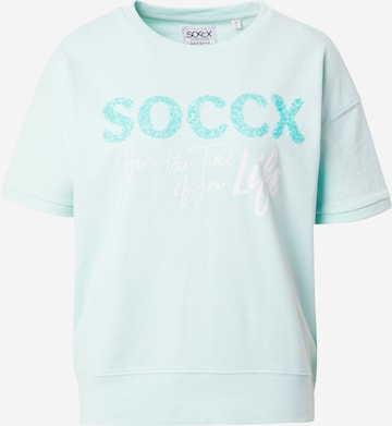 Soccx Sweatshirt in Green: front