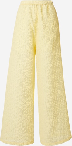 EDITED - Pierna ancha Pantalón 'Jaylee' en amarillo: frente