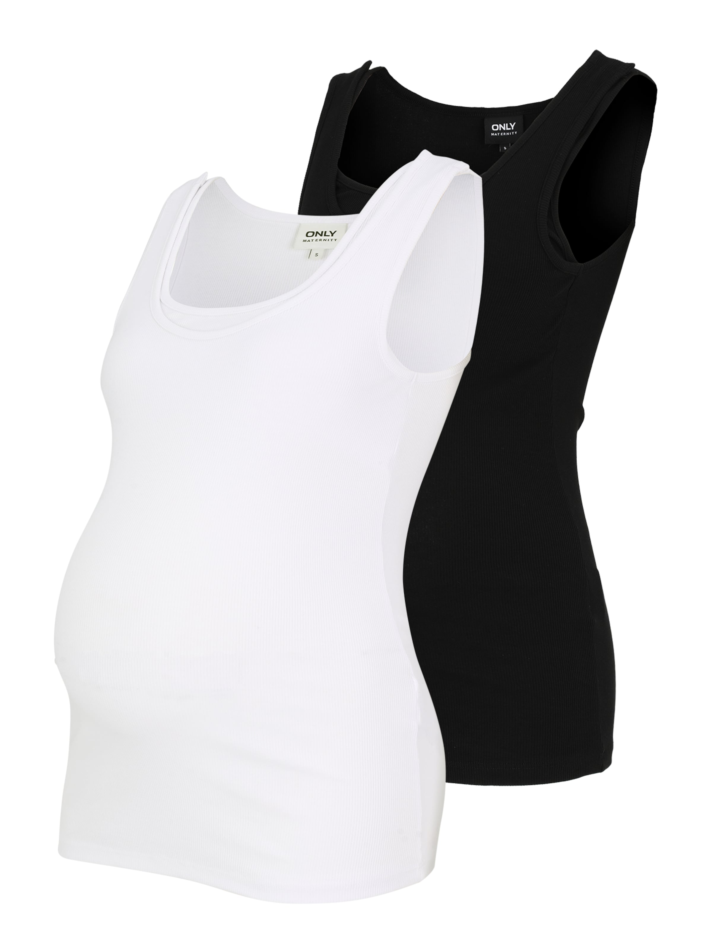 Only Maternity Тениска 'OLMKENYA' в черно: отпред