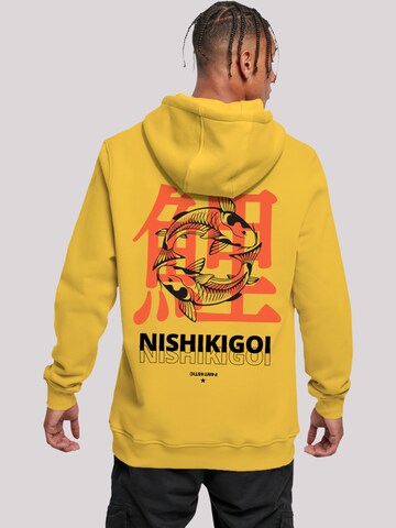 Sweat-shirt 'Nishikigoi' F4NT4STIC en jaune : devant