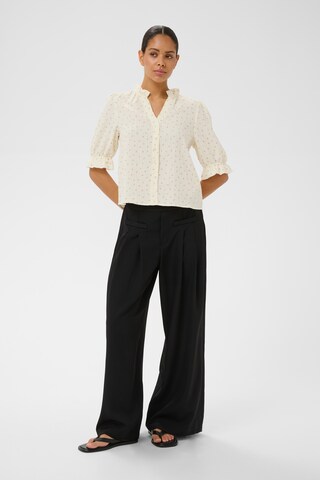 Kaffe - Blusa 'KAgitta ' en blanco