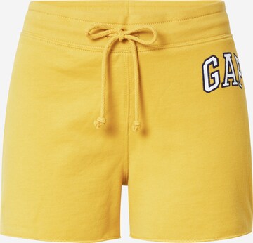 GAP Trousers in Yellow: front