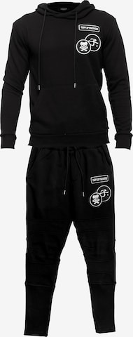 Tom Barron Sweatsuit in Black: front