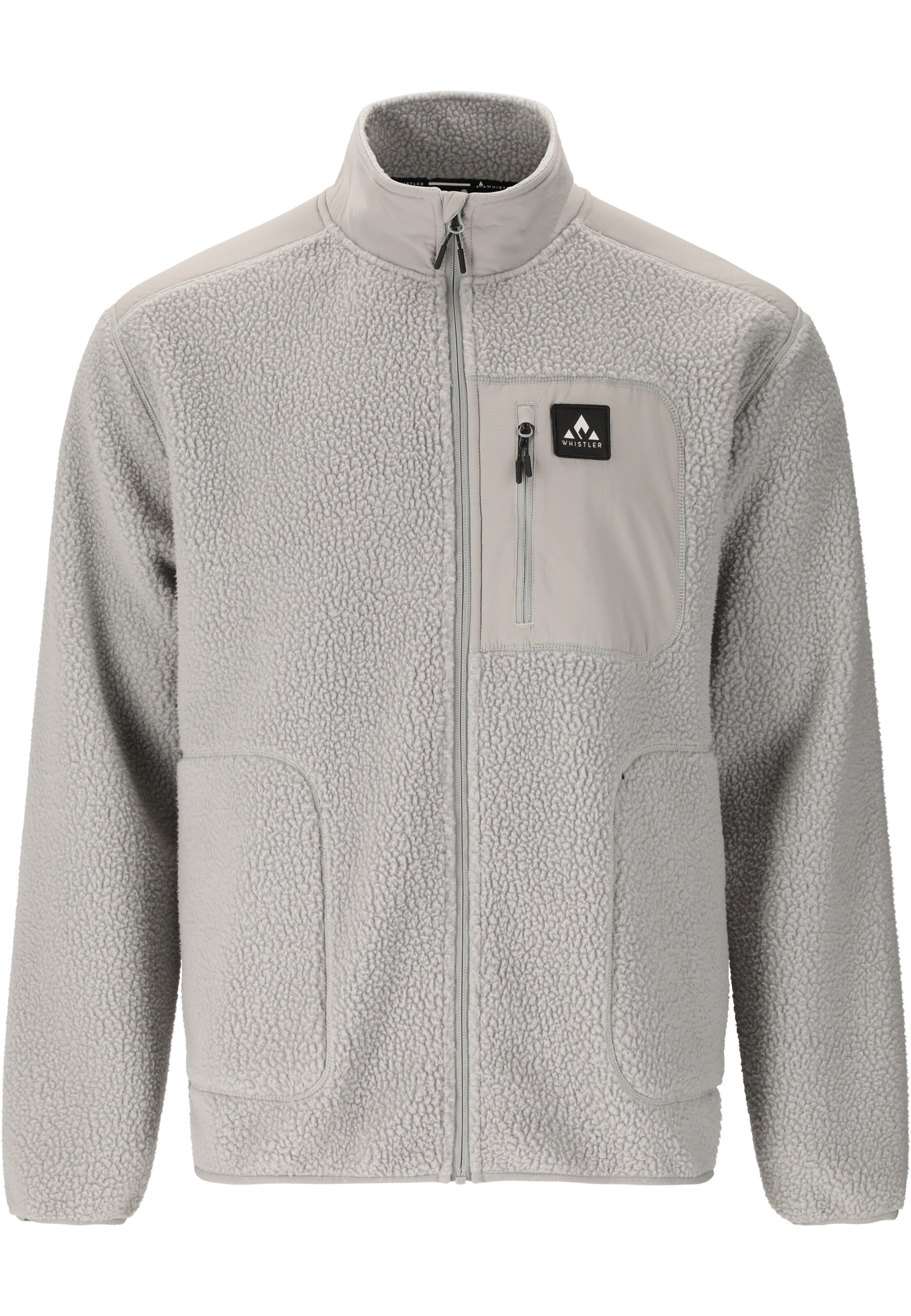 Whistler Athletic fleece jacket 'Felis' in Grey: front