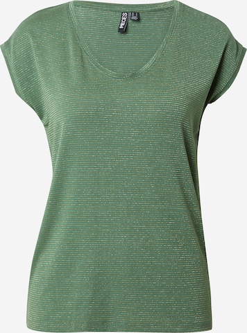 PIECES Shirt 'Billo' in Green: front