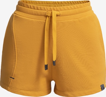 Kaft Regular Broek 'Wumtes' in Geel: voorkant