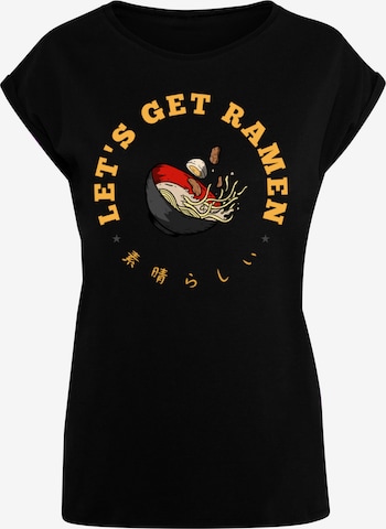 F4NT4STIC Shirt 'Lets get Ramen' in Black: front