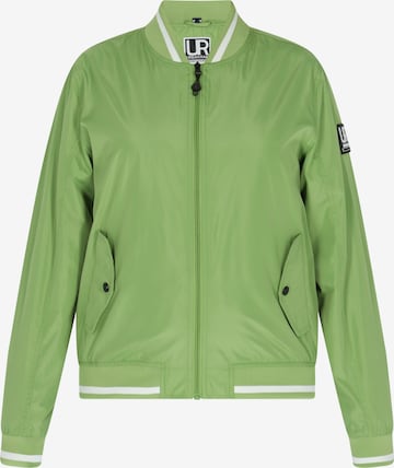 urban rain by Schmuddelwedda Between-season jacket in Green: front