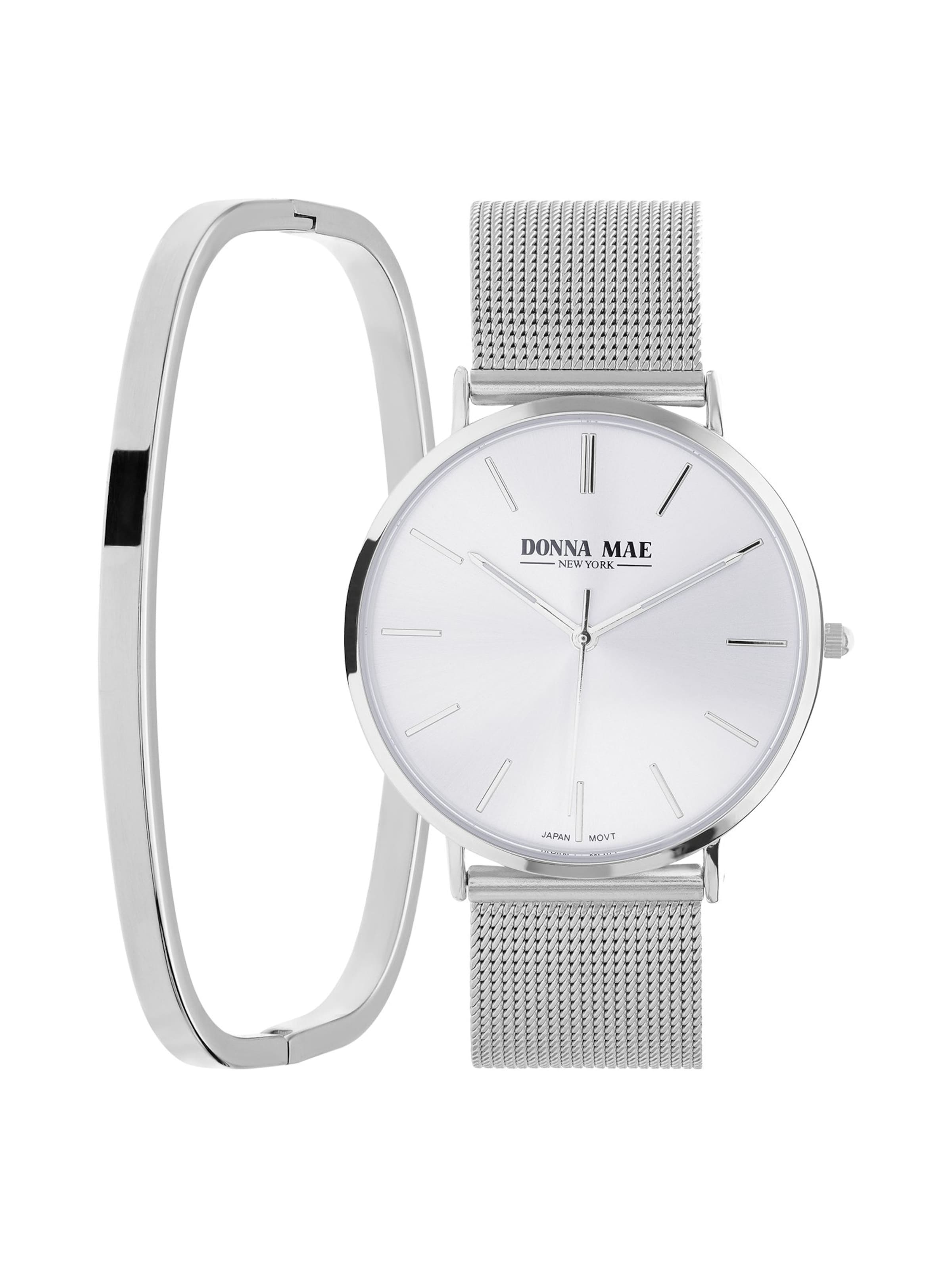 Lucardi Jewelry Set in Silver: front