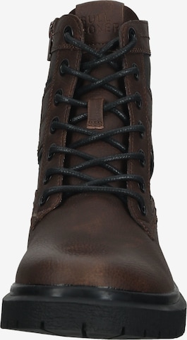 BULLBOXER Lace-Up Boots in Brown