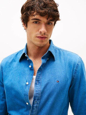 TOMMY HILFIGER Regular fit Overhemd in Blauw