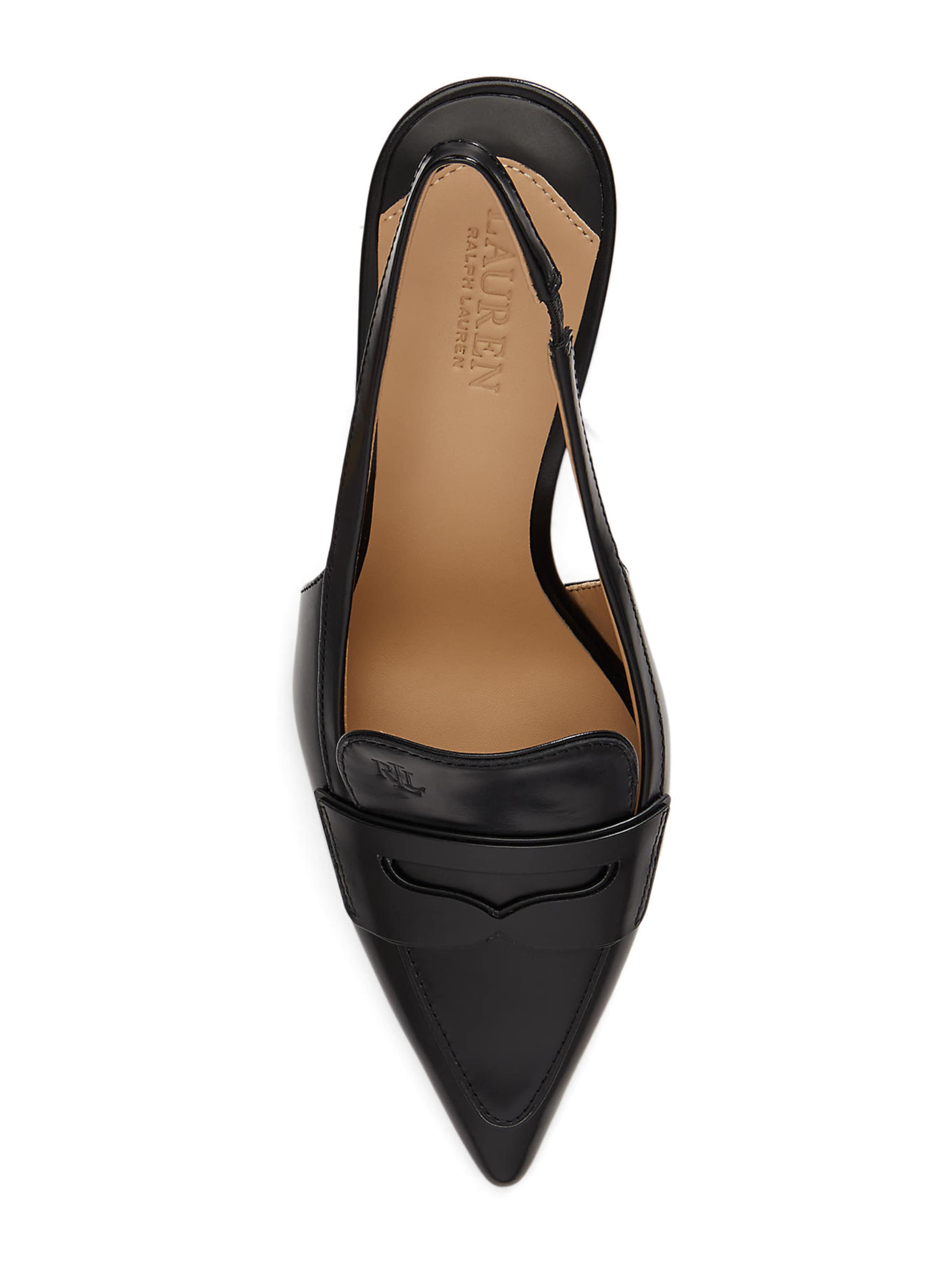 Lauren Ralph Lauren Lodičky s otvorenou pätou 'KHLOE' - Čierna