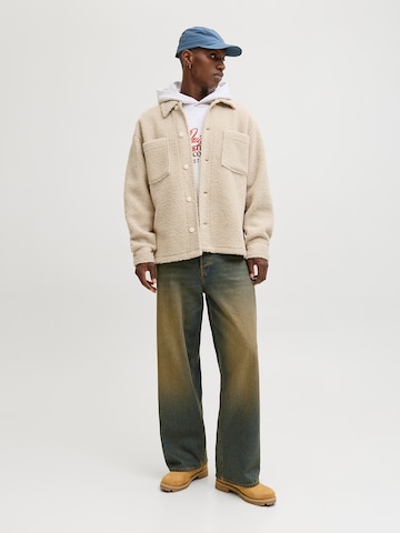 JACK & JONES - Comfort Fit Casaco meia-estação 'JORBLEECKER' em branco