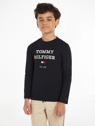 T-Shirt TOMMY HILFIGER en bleu : devant