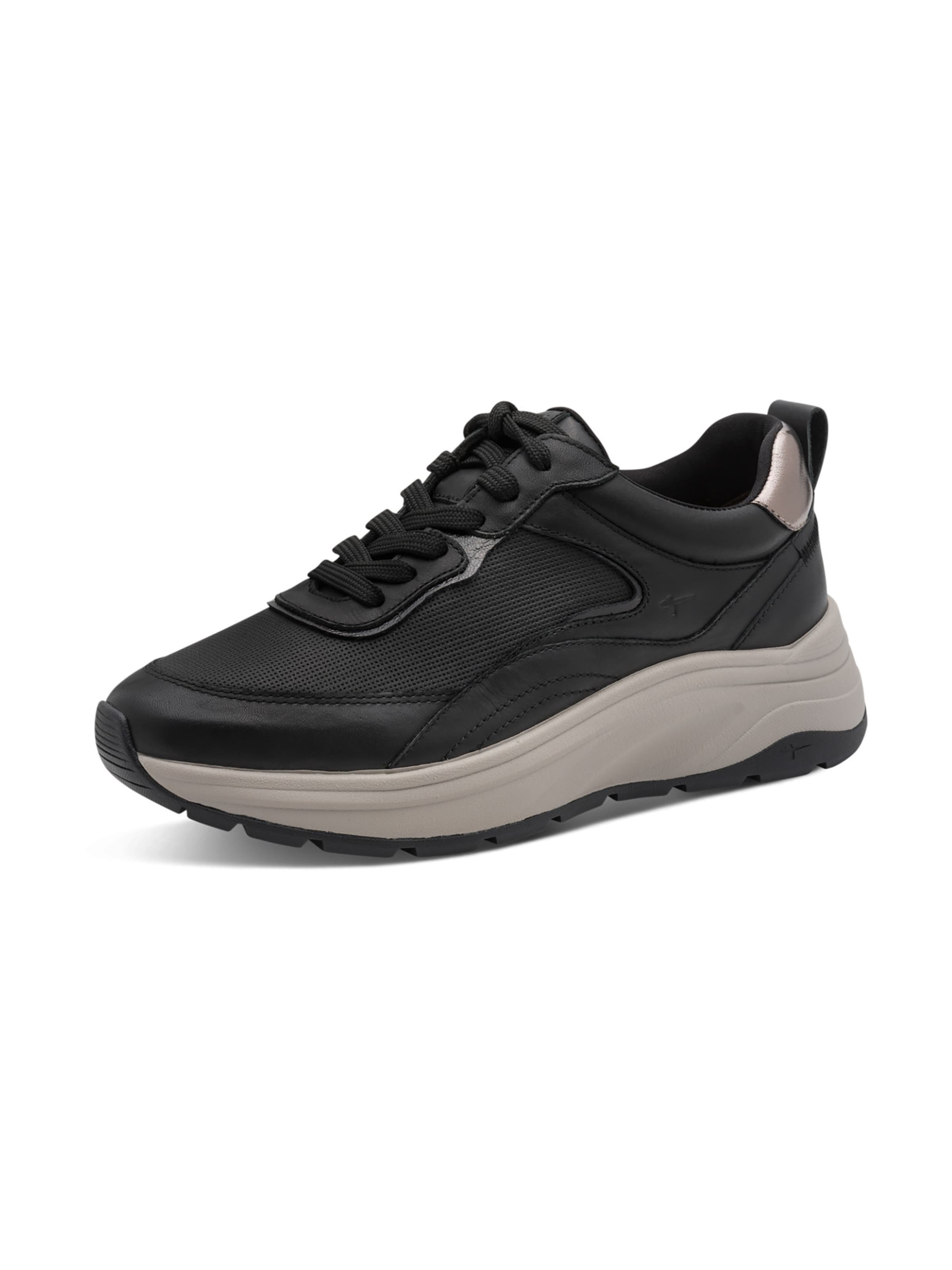 Tamaris Sneakers laag in Zwart: voorkant