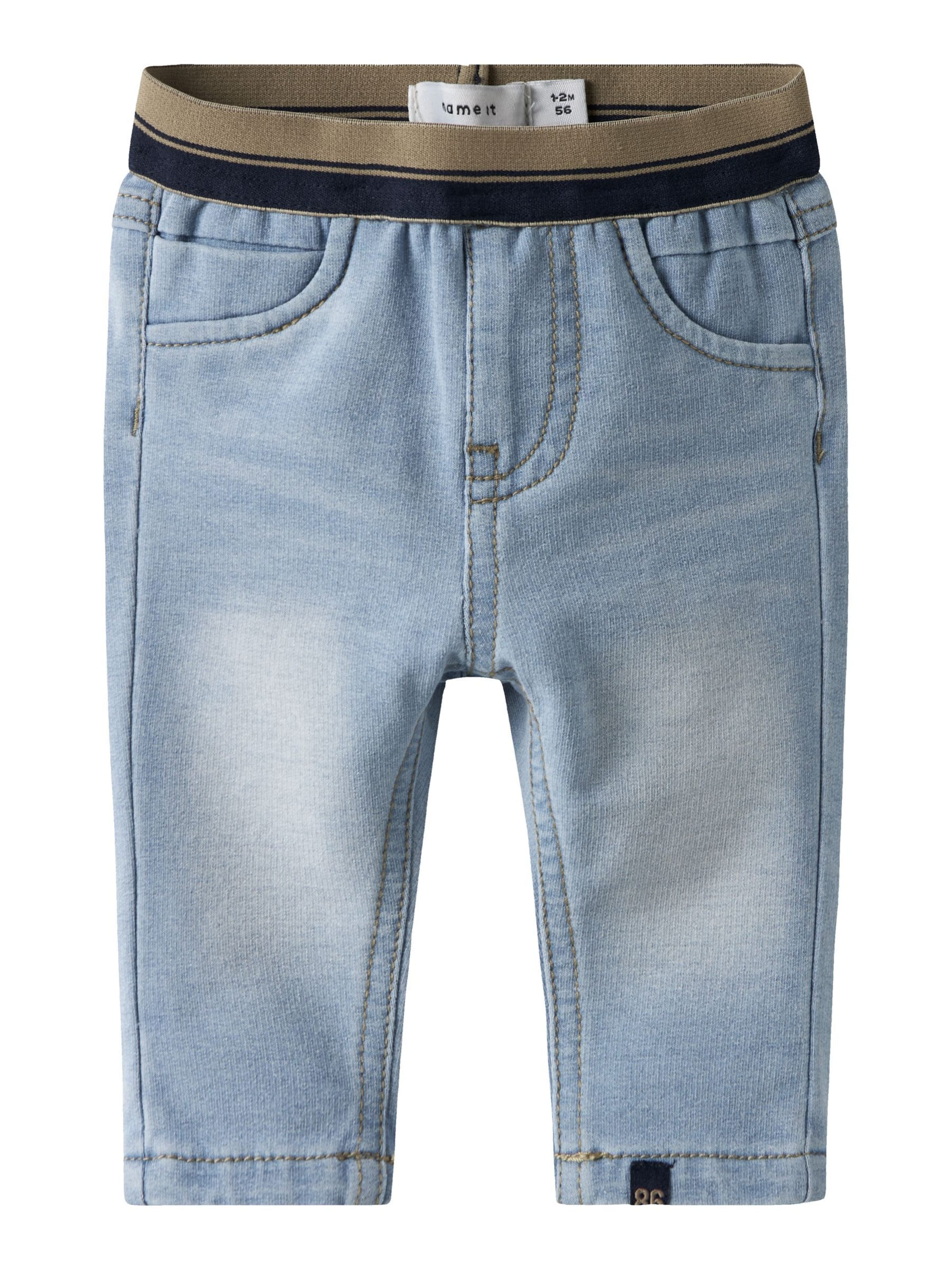 NAME IT - Slimfit Pantalón 'NBMSilas' en azul: frente