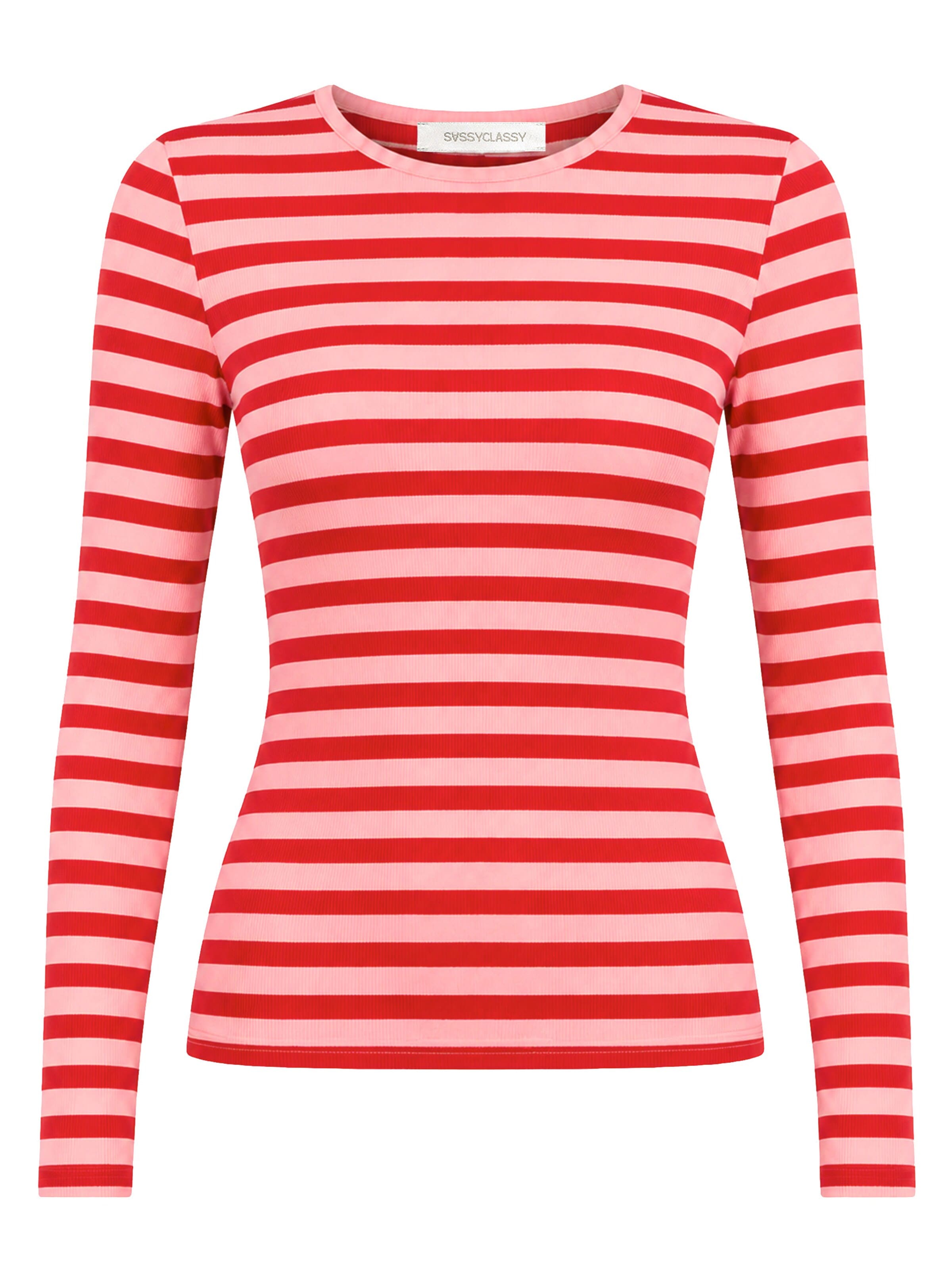 SASSYCLASSY Shirt‌ in Pink: Vorderseite