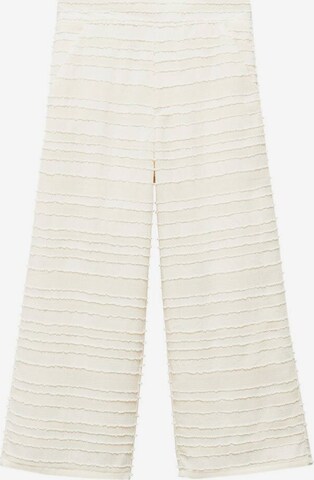 MANGO KIDS Wide leg Pants 'Fabia' in Beige: front