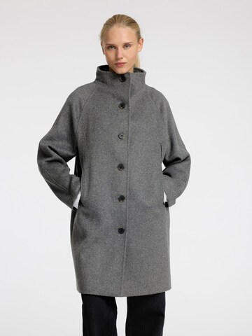 SELECTED FEMME Between-seasons coat in Grey: front