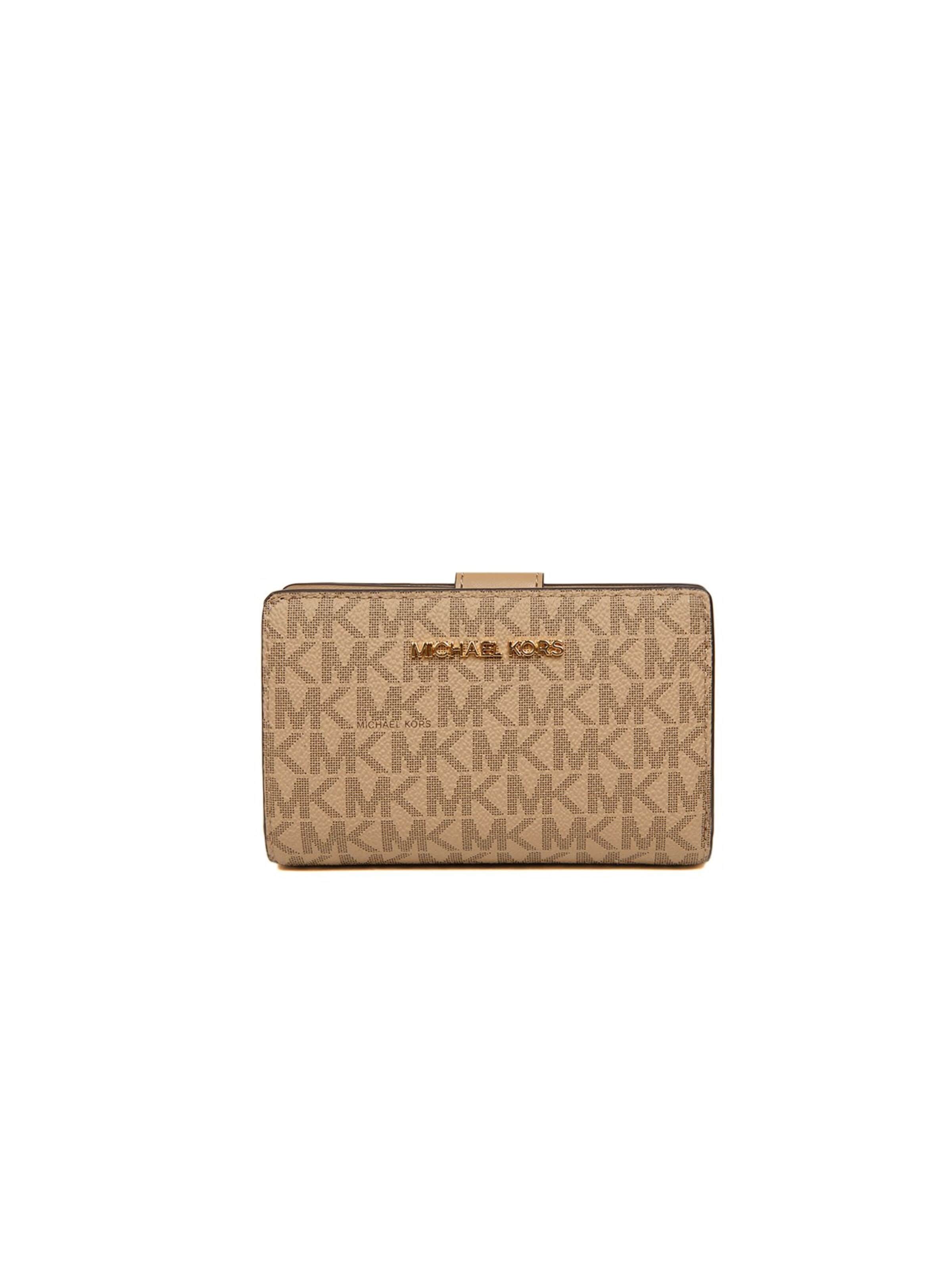 Michael Kors Portemonnaie 'Novelty Medium'‌‌‌‌‌‌‌‌‌ in Beige: Vorderseite