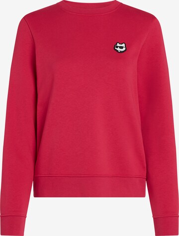 Karl LagerfeldSweater majica - crvena boja: prednji dio
