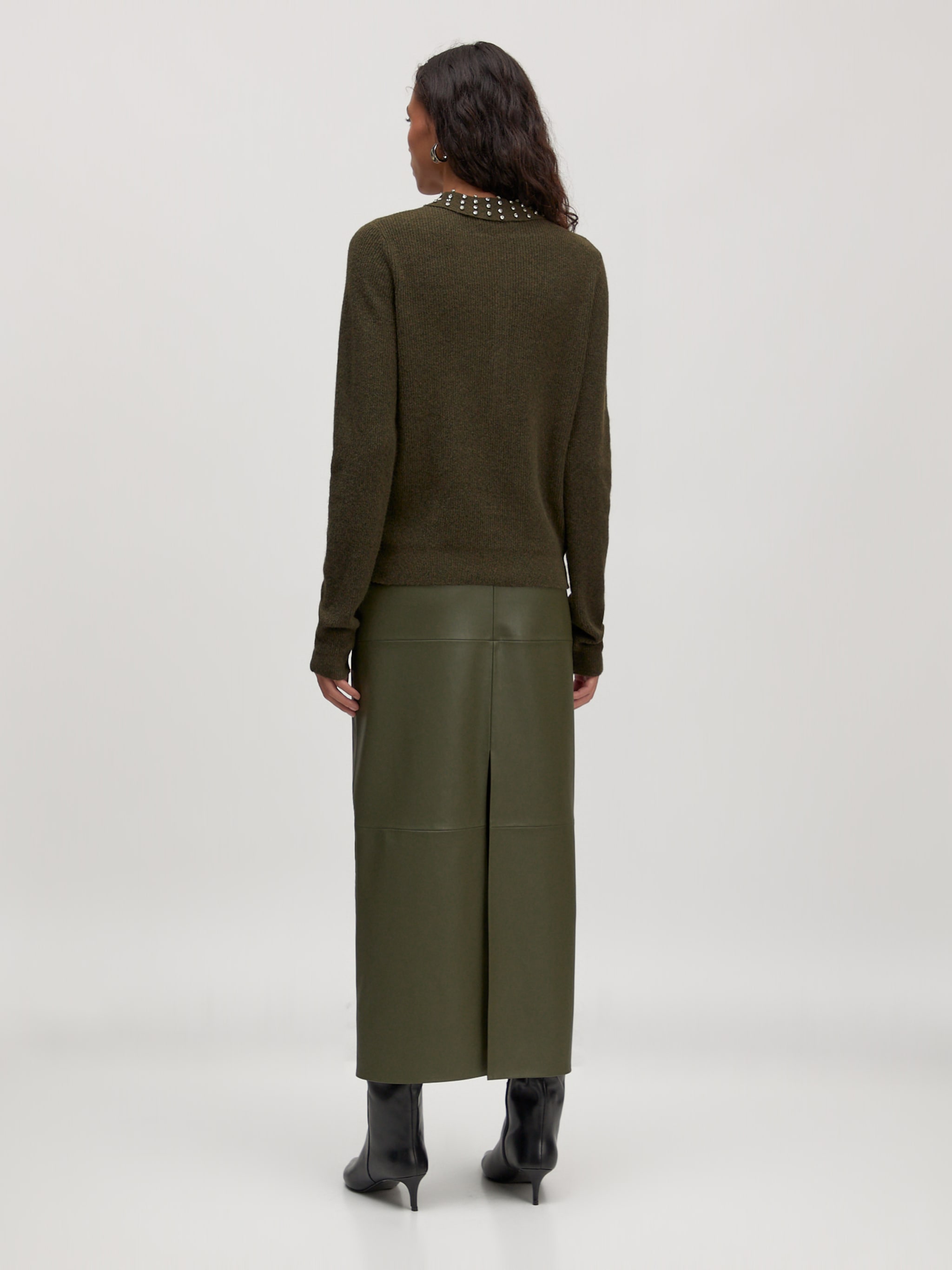 EDITED Produits Pull-over 'Giuliana' kaki