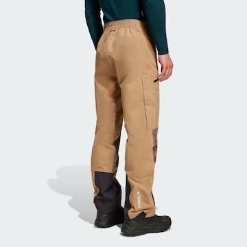 ADIDAS TERREX Regular Outdoorhose 'Terrex Xperior Hybrid' in Braun