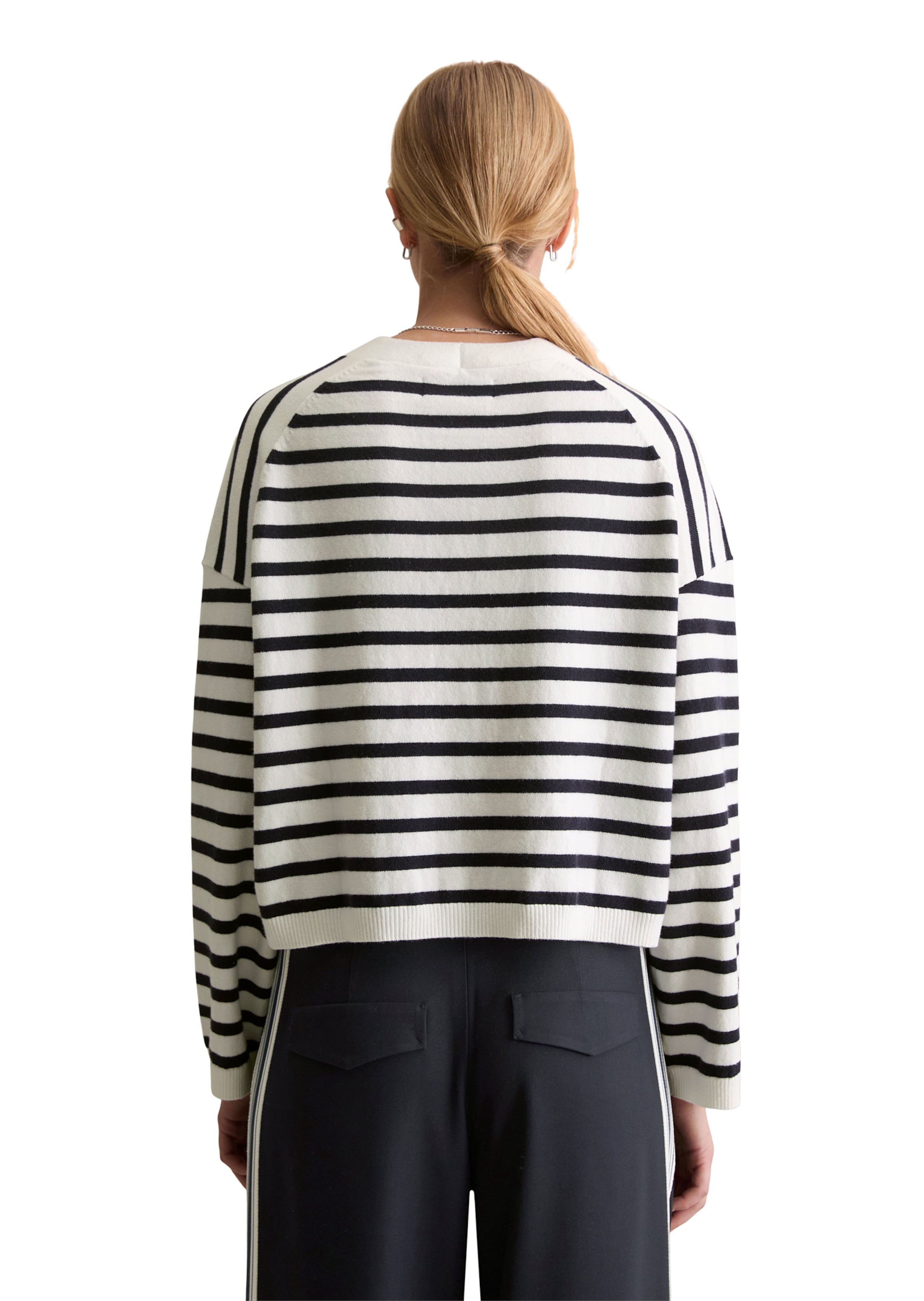 Marc O'Polo DENIM Gebreid vest in Blauw