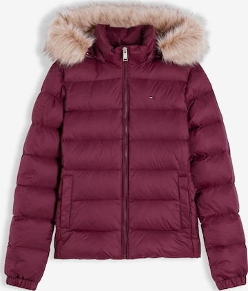 Tommy Jeans Winter Jacket in Purple: front