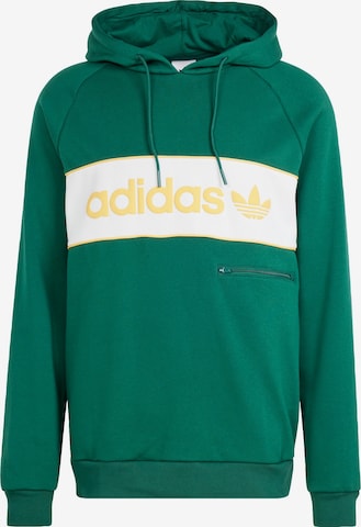zaļš ADIDAS ORIGINALS Sportisks džemperis 'NY': no priekšpuses