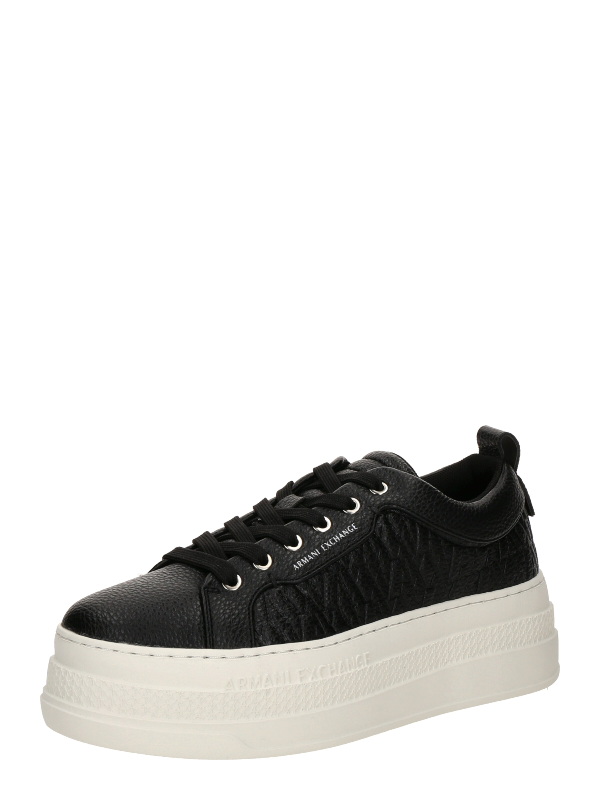 ARMANI EXCHANGE - Zapatillas deportivas bajas en negro: frente