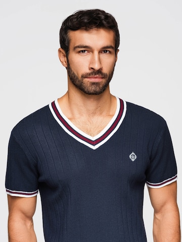 Ombre Shirt in Blauw