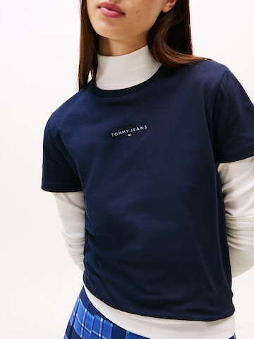 Tommy Jeans Тениска в синьо