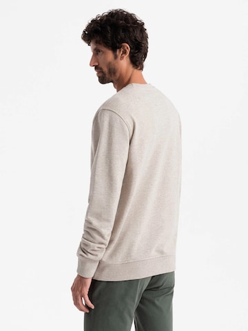 Ombre Sweatshirt in Beige