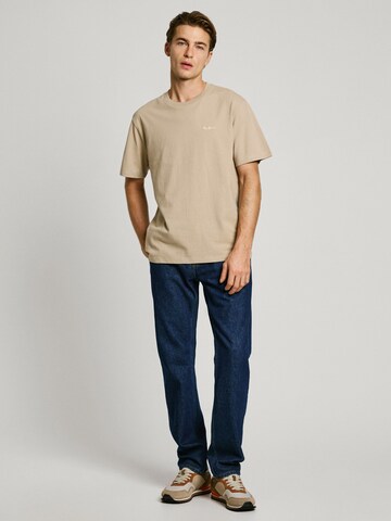 Pepe Jeans Shirt 'Contrast Connor' in Beige