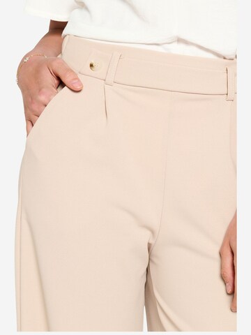 Wide Leg Pantalon à pince LolaLiza en beige