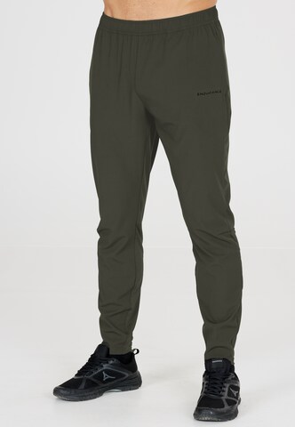 ENDURANCE Tapered Sporthose 'Jeen' in Grün: Vorderseite