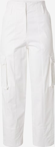 IRO Loose fit Cargo trousers 'THAIS' in White: front