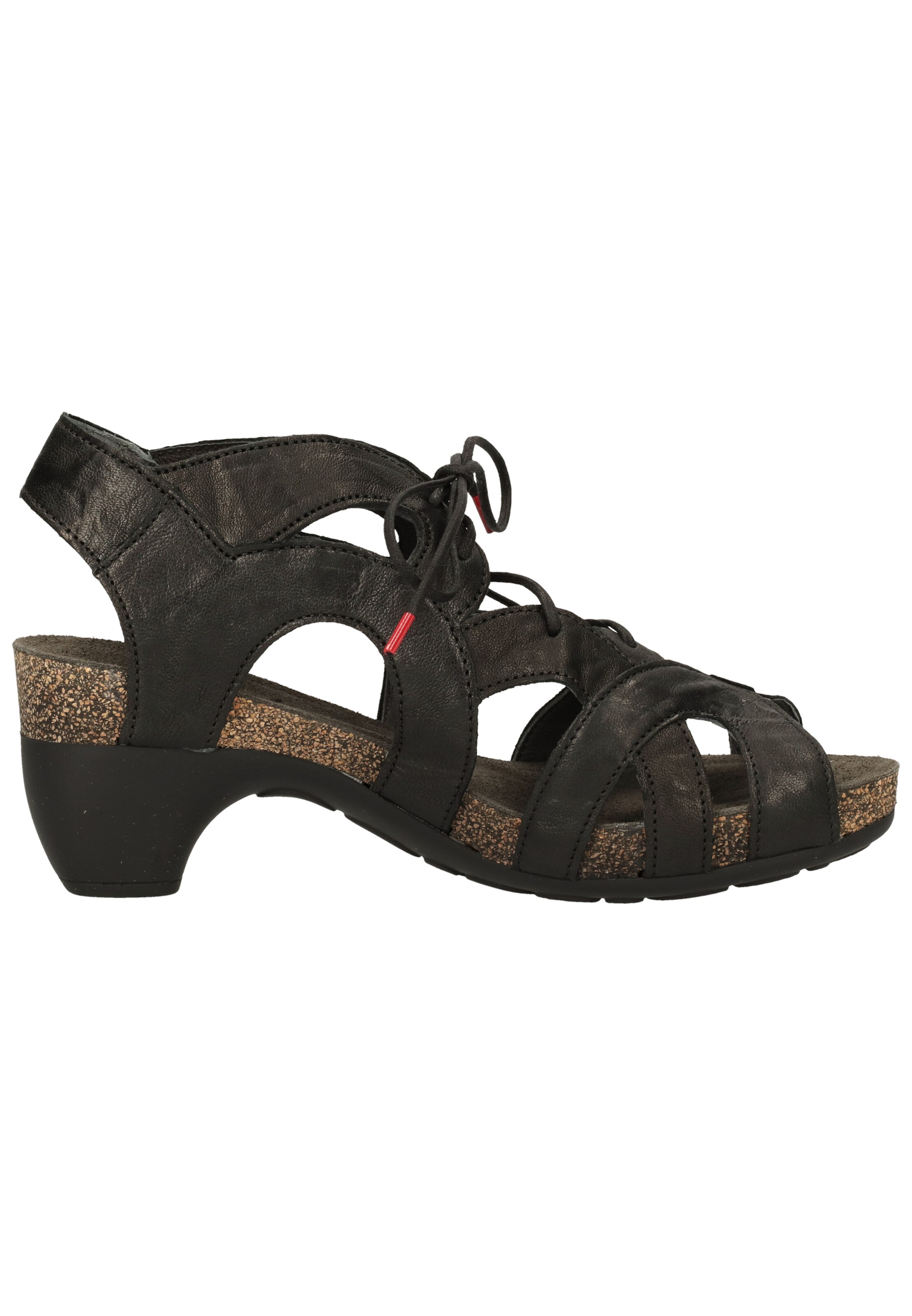 THINK! Sandale 'Traudi' in Schwarz