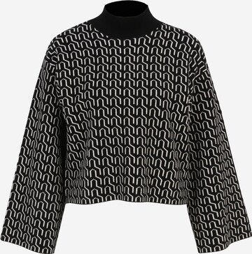 Vero Moda Petite Sweater 'GOLD ART' in Black: front