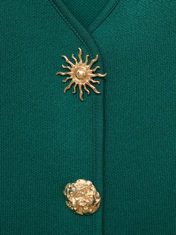 MANGO Gebreide bodywarmer 'ANTONIA' in Groen