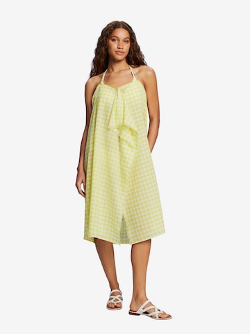 ESPRIT Beach Dress in Yellow: front