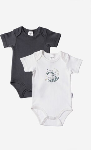 LILIPUT Romper/Bodysuit 'Waschbär' in Grey: front