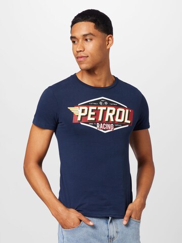 Petrol Industries T-Shirt in Blau: Vorderseite