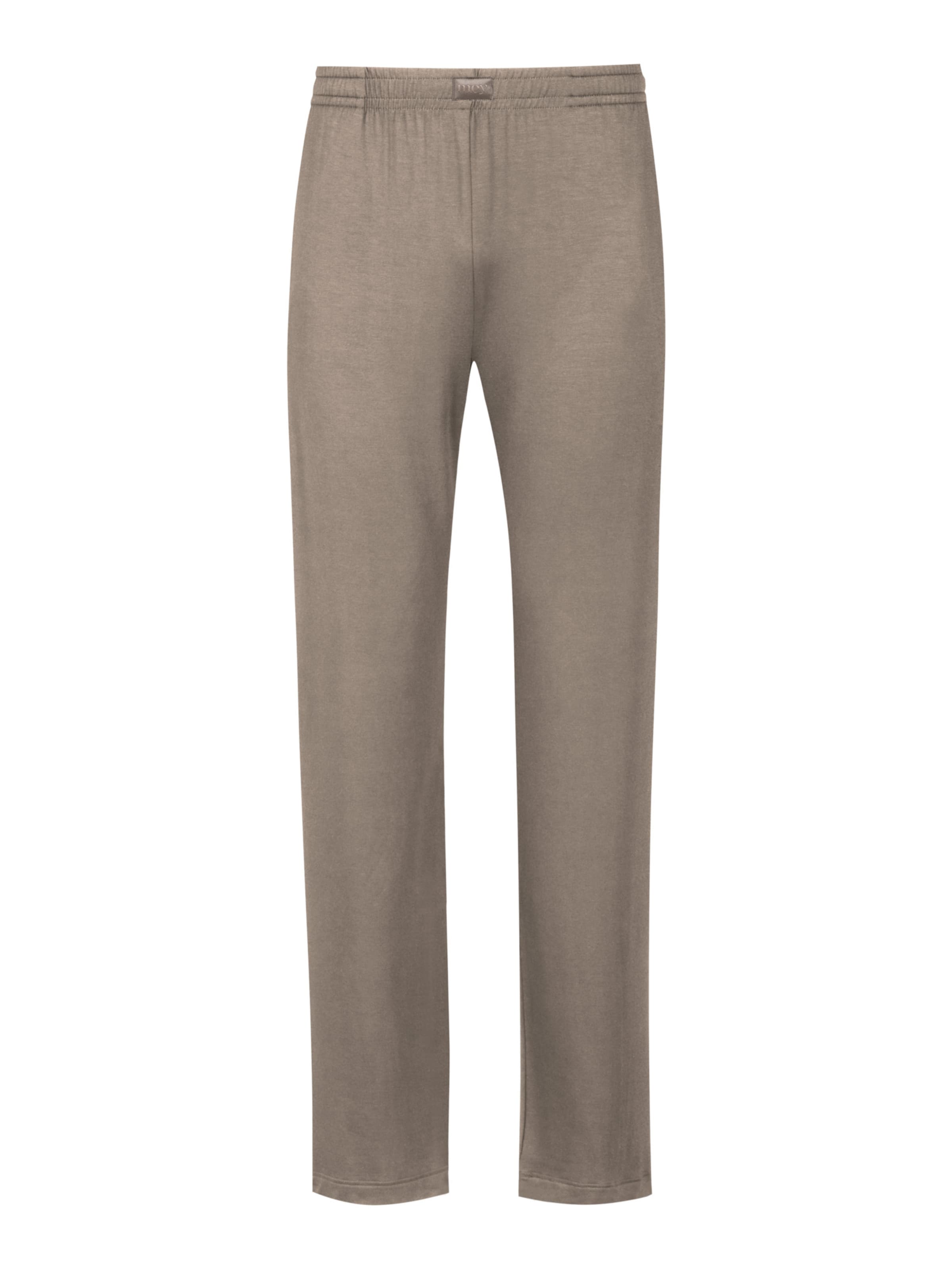Mey Pyjamabroek 'Jefferson' in Bruin: voorkant